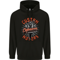 Biker Custom Cafe Racer Motors Motorbike Childrens Kids Hoodie Black