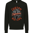 Biker Custom Cafe Racer Motors Motorbike Kids Sweatshirt Jumper Black