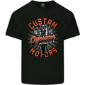 Biker Custom Cafe Racer Motors Motorbike Kids T-Shirt Childrens Black