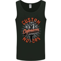 Biker Custom Cafe Racer Motors Motorbike Mens Vest Tank Top Black