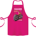Biker Custom Chopper Motorbike Motorcycle Cotton Apron 100% Organic Pink