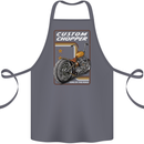 Biker Custom Chopper Motorbike Motorcycle Cotton Apron 100% Organic Steel