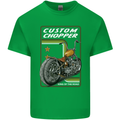 Biker Custom Chopper Motorbike Motorcycle Kids T-Shirt Childrens Irish Green