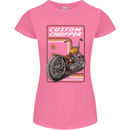 Biker Custom Chopper Motorbike Motorcycle Womens Petite Cut T-Shirt Azalea