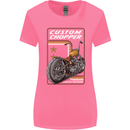 Biker Custom Chopper Motorbike Motorcycle Womens Wider Cut T-Shirt Azalea