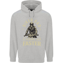 Biker Dad Fathers Day Motorbike Motorcycle Mens 80% Cotton Hoodie Sports Grey