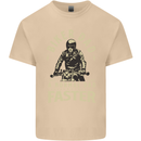 Biker Dad Fathers Day Motorbike Motorcycle Mens Cotton T-Shirt Tee Top Sand