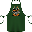 Biker Dad the Man Myth Legend Funny Cotton Apron 100% Organic Forest Green