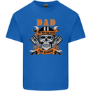 Biker Dad the Man Myth Legend Funny Mens Cotton T-Shirt Tee Top Royal Blue