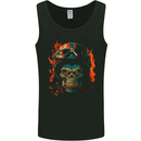 Biker Gorilla Skull Motorbike Motorcycle Mens Vest Tank Top Black