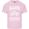 Biker Grandad Motorbike Grandparents Day Mens Cotton T-Shirt Tee Top Light Pink