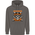 Biker Grandad the Man Myth Legend Funny Mens 80% Cotton Hoodie Charcoal