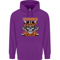 Biker Grandad the Man Myth Legend Funny Mens 80% Cotton Hoodie Purple