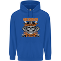 Biker Grandad the Man Myth Legend Funny Mens 80% Cotton Hoodie Royal Blue