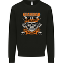 Biker Grandad the Man Myth Legend Funny Mens Sweatshirt Jumper Black