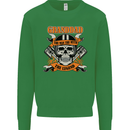 Biker Grandad the Man Myth Legend Funny Mens Sweatshirt Jumper Irish Green