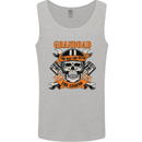 Biker Grandad the Man Myth Legend Funny Mens Vest Tank Top Sports Grey