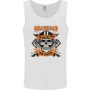 Biker Grandad the Man Myth Legend Funny Mens Vest Tank Top White