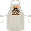 Biker Grandpa the Man Myth Legend Funny Cotton Apron 100% Organic Natural