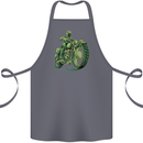 Biker Green Cafe Racer Motorbike Motorcycle Cotton Apron 100% Organic Steel