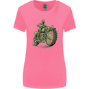 Biker Green Cafe Racer Motorbike Motorcycle Womens Wider Cut T-Shirt Azalea