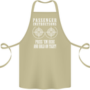 Biker Passenger Instructions Motorcycle Cotton Apron 100% Organic Khaki