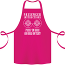 Biker Passenger Instructions Motorcycle Cotton Apron 100% Organic Pink