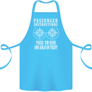 Biker Passenger Instructions Motorcycle Cotton Apron 100% Organic Turquoise