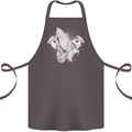 Biker Prayer Biker Motorcycle Motorbike Cotton Apron 100% Organic Dark Grey