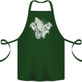 Biker Prayer Biker Motorcycle Motorbike Cotton Apron 100% Organic Forest Green
