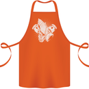 Biker Prayer Biker Motorcycle Motorbike Cotton Apron 100% Organic Orange