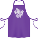 Biker Prayer Biker Motorcycle Motorbike Cotton Apron 100% Organic Purple