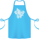 Biker Prayer Biker Motorcycle Motorbike Cotton Apron 100% Organic Turquoise