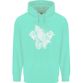 Biker Prayer Biker Motorcycle Motorbike Mens 80% Cotton Hoodie Peppermint