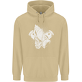 Biker Prayer Biker Motorcycle Motorbike Mens 80% Cotton Hoodie Sand