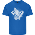 Biker Prayer Biker Motorcycle Motorbike Mens Cotton T-Shirt Tee Top Royal Blue