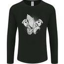 Biker Prayer Biker Motorcycle Motorbike Mens Long Sleeve T-Shirt Black
