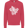 Biker Prayer Biker Motorcycle Motorbike Mens Sweatshirt Jumper Heliconia