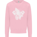 Biker Prayer Biker Motorcycle Motorbike Mens Sweatshirt Jumper Light Pink