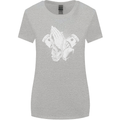 Biker Prayer Biker Motorcycle Motorbike Womens Wider Cut T-Shirt Sports Grey