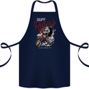 Biker Ruff Riders Motorcycle Motorbike Cotton Apron 100% Organic Navy Blue