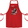 Biker Ruff Riders Motorcycle Motorbike Cotton Apron 100% Organic Red