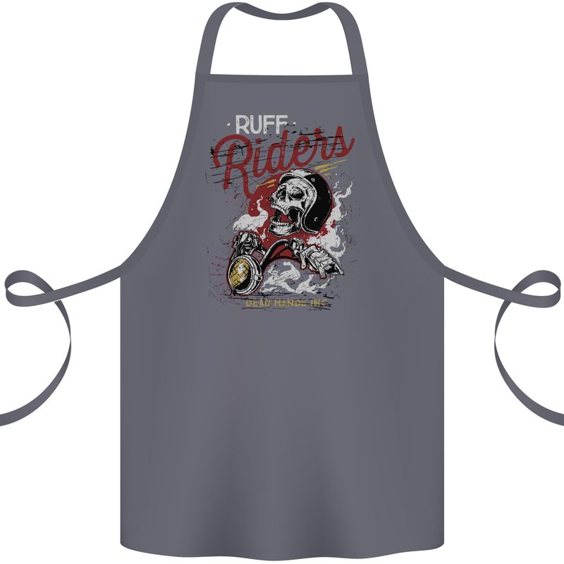 Biker Ruff Riders Motorcycle Motorbike Cotton Apron 100% Organic Steel