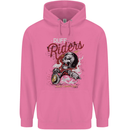 Biker Ruff Riders Motorcycle Motorbike Mens 80% Cotton Hoodie Azelea