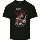 Biker Ruff Riders Motorcycle Motorbike Mens Cotton T-Shirt Tee Top Black