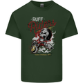 Biker Ruff Riders Motorcycle Motorbike Mens Cotton T-Shirt Tee Top Forest Green
