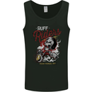 Biker Ruff Riders Motorcycle Motorbike Mens Vest Tank Top Black