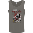 Biker Ruff Riders Motorcycle Motorbike Mens Vest Tank Top Charcoal