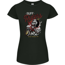 Biker Ruff Riders Motorcycle Motorbike Womens Petite Cut T-Shirt Black
