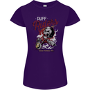 Biker Ruff Riders Motorcycle Motorbike Womens Petite Cut T-Shirt Purple